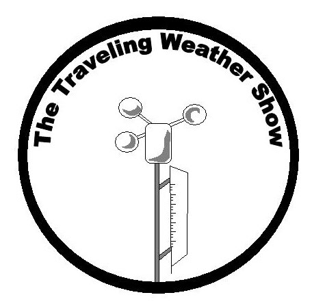The Traveling Weather Show logo