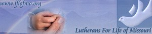 Lutherans for Life in Missouri logo