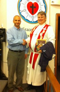 Pastor Appreciation Month Winner Eric Bendekovic and his Pastor 