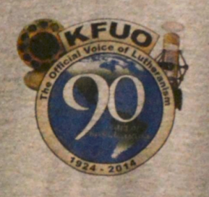 KFUO 90 Years of Broadcasting T-Shirt --- Front