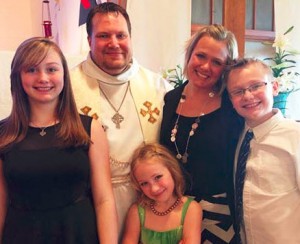 Rev. Matthew and Heather Ruesch and their Family