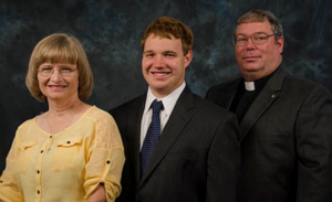 Rev. Leif, Nancy and Christopher Hasskarl