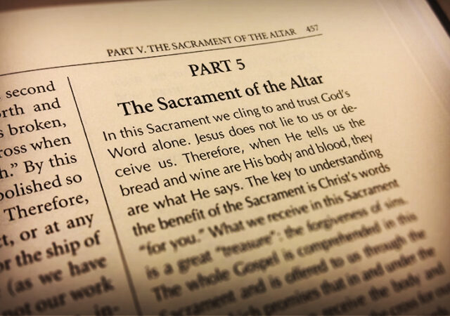 Sacrament of the Altar