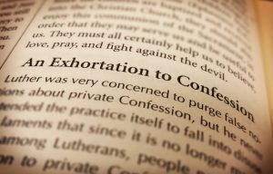 exhortation to confession