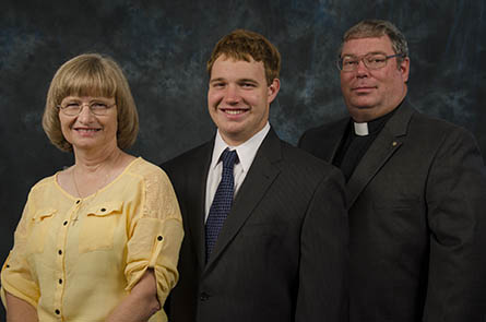 Rev. Leif, Nancy and Christopher Hasskarl