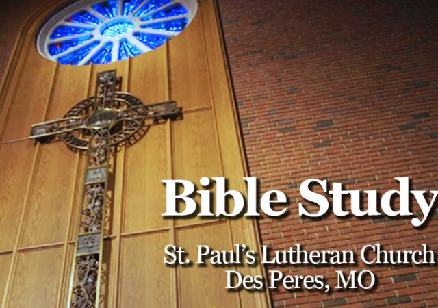 St. Paul's Des Peres Bible Study