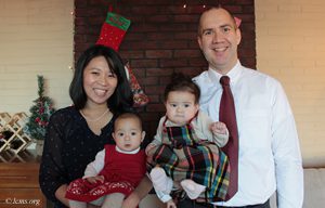 Rev. Chuck and Jean Hoffman with their two daughters LCMS COMMUNICATIONS