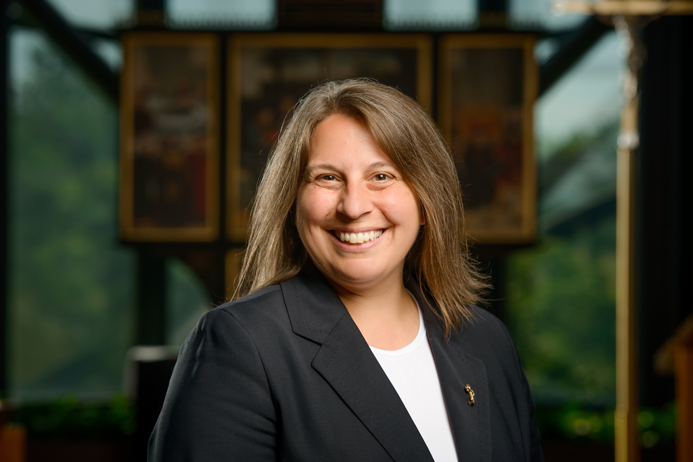Portrait of Deaconess Kim Bueltmann at the International Center of The Lutheran ChurchMissouri Synod on Wednesday, July 12, 2017, in St. Louis. LCMS Communications/Erik M. Lunsford