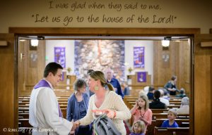 The Rev. Mark Nierman, pastor of Mount Olive Lutheran Church, gr