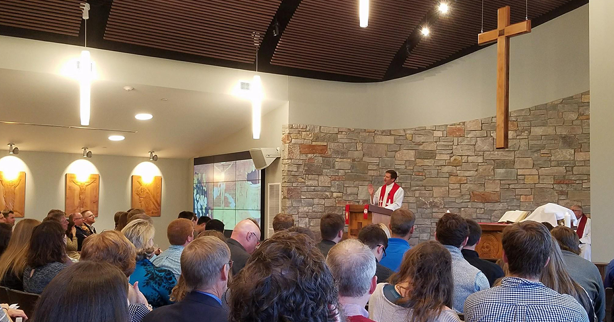 Reformation at University Lutheran Chapel in West Lafayette, Indiana, with Rev. Justin Herman.