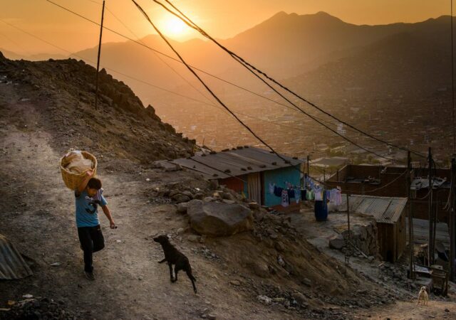 The sun sets over San Juan de Lurigancho. Erik Lunsford / LCMS COMMUNICATIONS