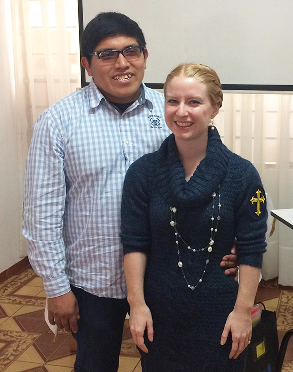 Deaconess Caitlin Worden de Ramirez and her husband Jeancarlos Ramirez.