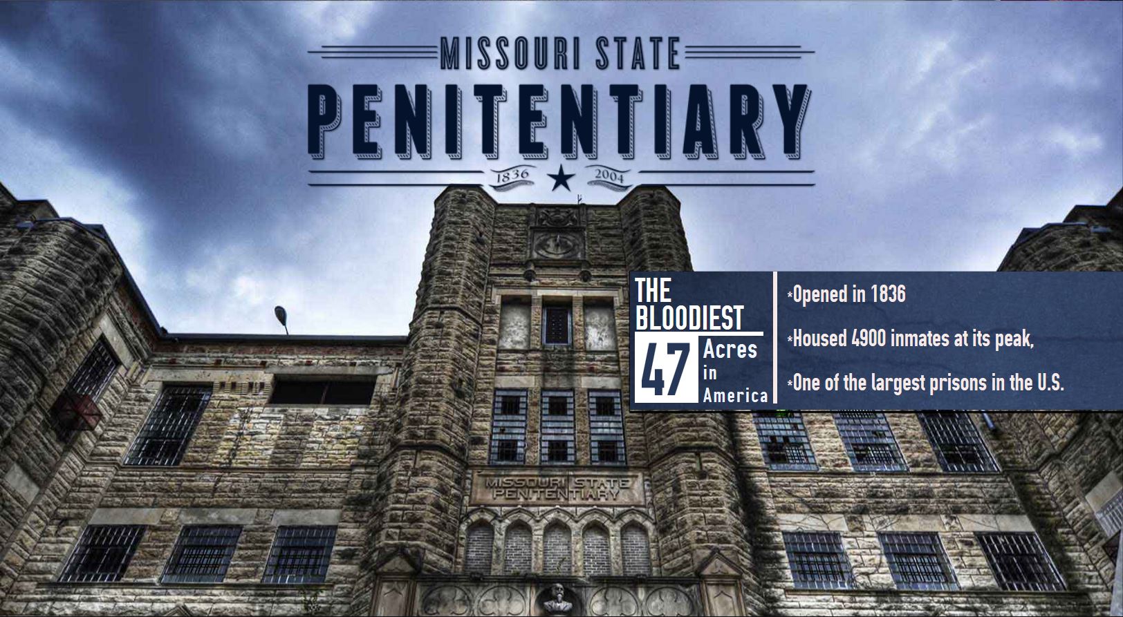 PenitentiaryTour Visit the Missouri State Penitentiary website for more details!
