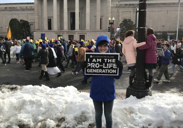 American Heritage Girls at the March for Life