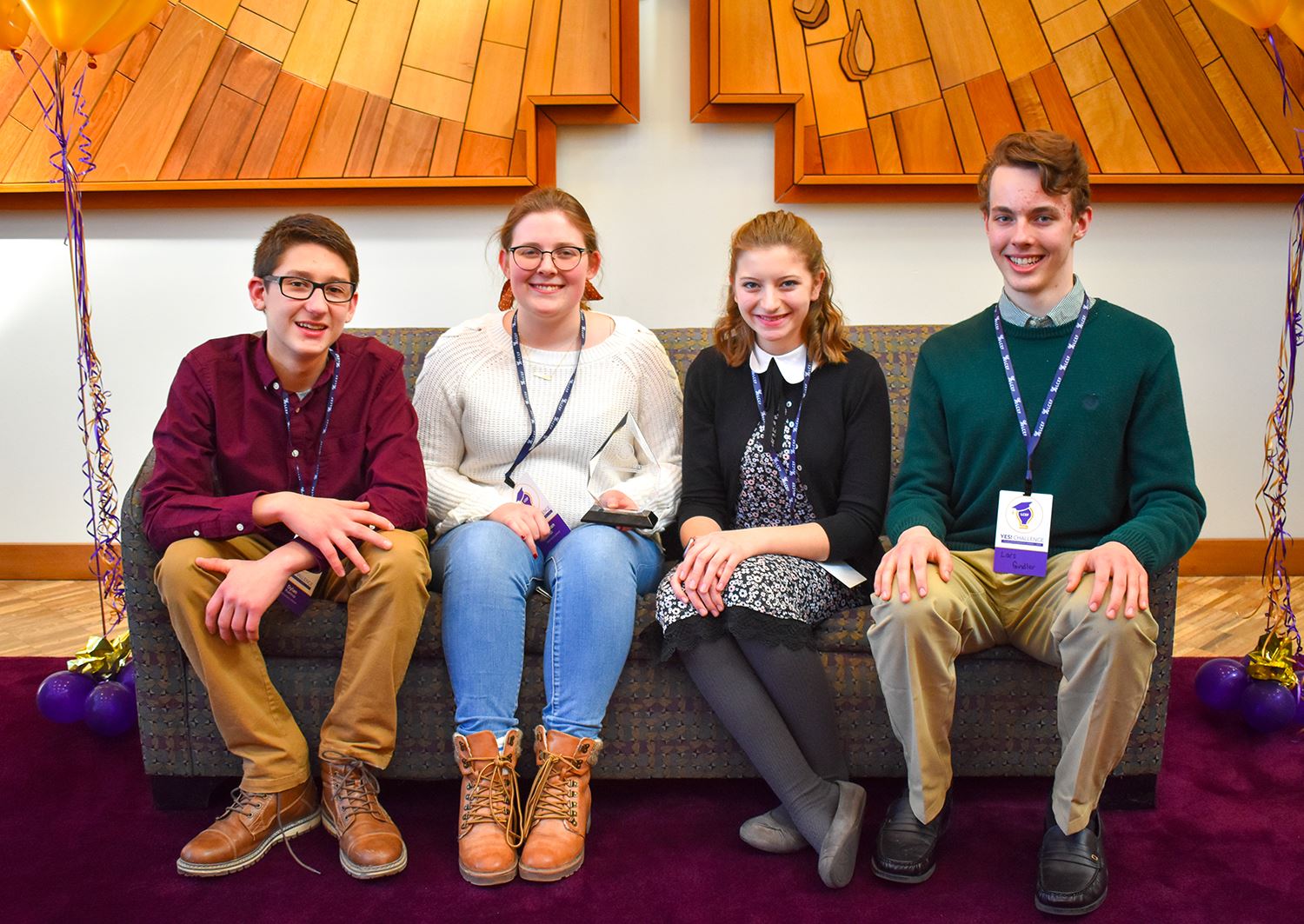 Students from Metro East Lutheran High School's YES! Challenge team. LCEF / Used with permission.