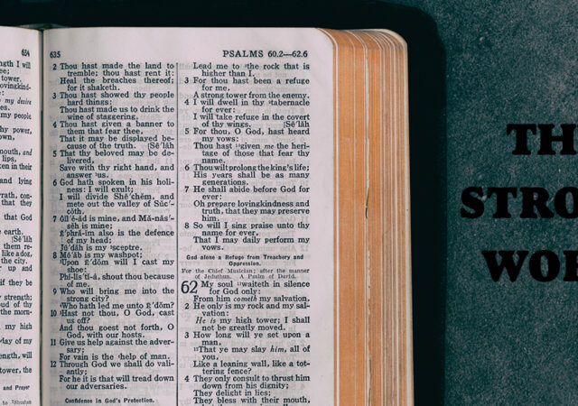 AJ Espinosa Thy Strong Word