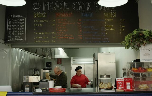 Peace Cafe, a project of Prince of Peace Lutheran Church, Cincinnati, provides opportunities for those trying to break out of the cycle of hopelessness. (KC Blake)