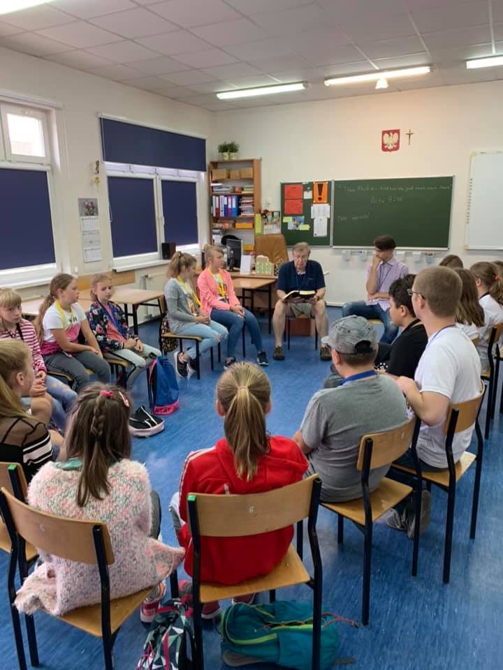 A short term mission team serves at an English Bible Camp in Kluczbork, Poland. LCMS International Mission
