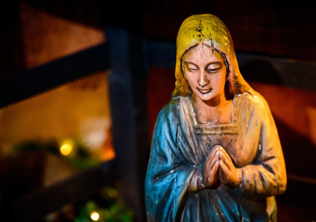 A statue of Mary at Zion Lutheran Church, Mascoutah, Ill., on Monday, Nov. 27, 2017. LCMS Communications/Erik M. Lunsford