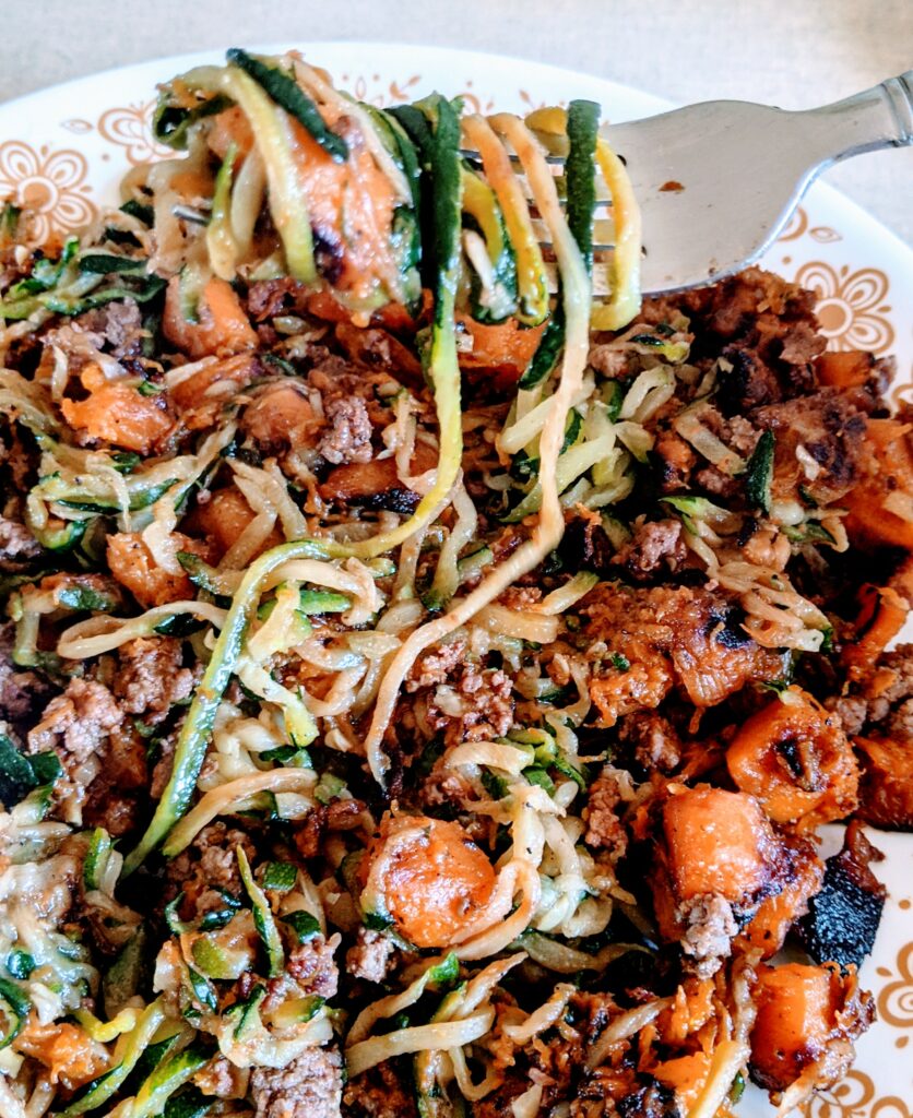 Beef Butternut Zoodles