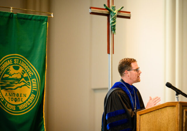 The inauguration of the Rev. Dr. Thomas J. Egger at Concordia Seminary, St. Louis.