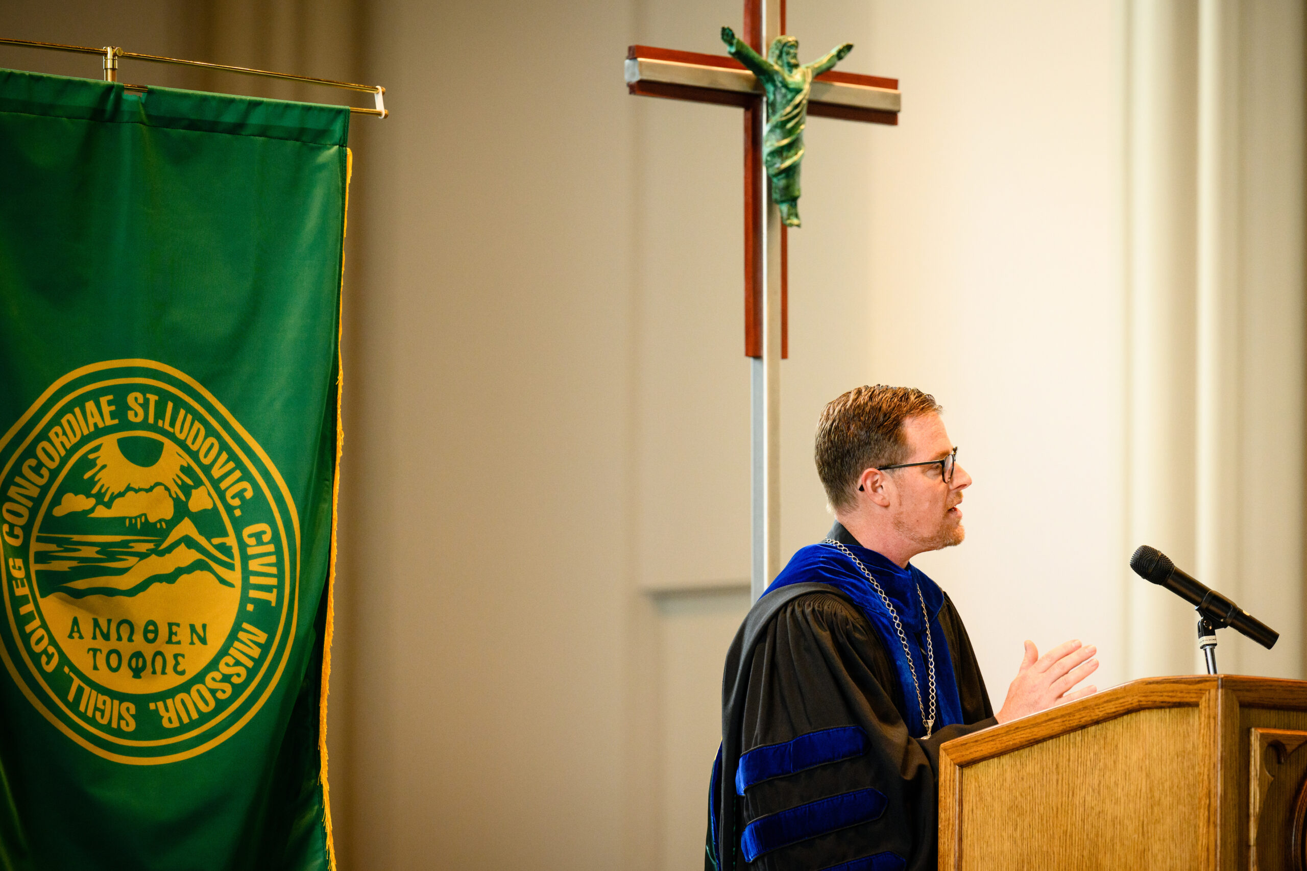 The inauguration of the Rev. Dr. Thomas J. Egger at Concordia Seminary, St. Louis.