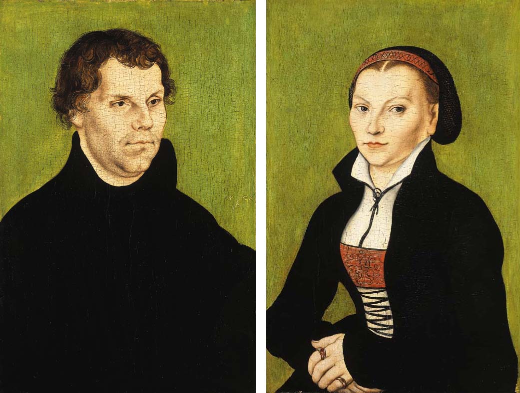 Portrait of Martin Luther and Katie. Lucas Cranach the Elder (1472–1553)