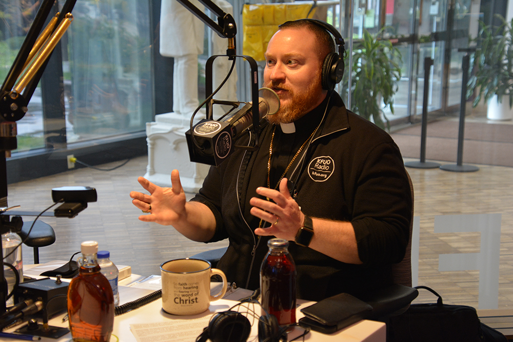 Rev. Sean Smith during Sharathon 2021.