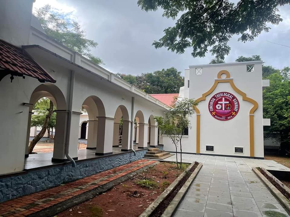 Concordia Theological Seminary in Nagercoil, India, was rebuilt with the assistance of the LCMS after being destroyed by Cyclone Ockhi in 2017. (Ross Johnson)
