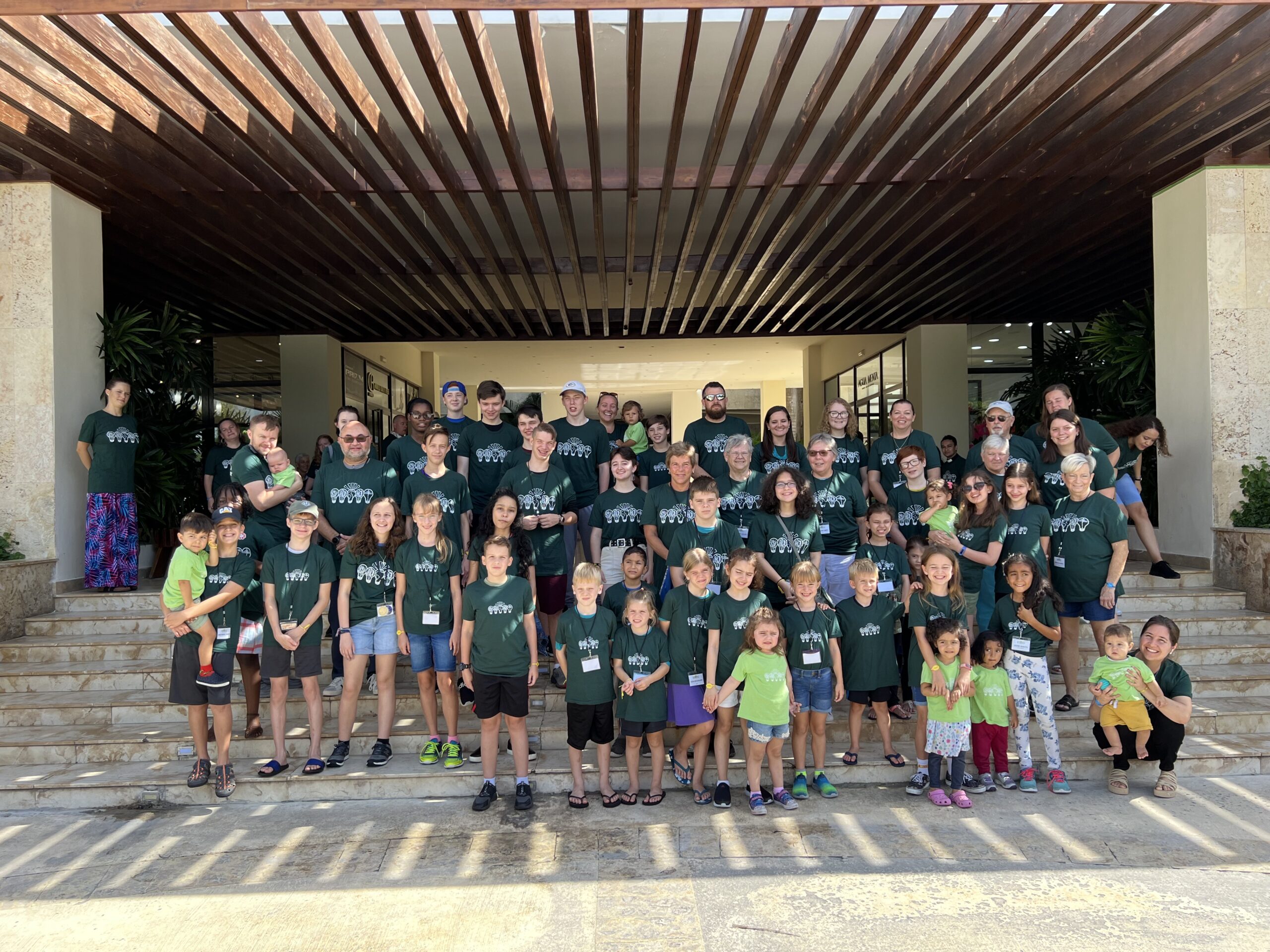 Missionary Kids and short-term mission team at the 2022 Missionary Conference in the Dominican Republic.