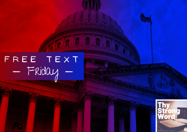 Free Text Friday Politics