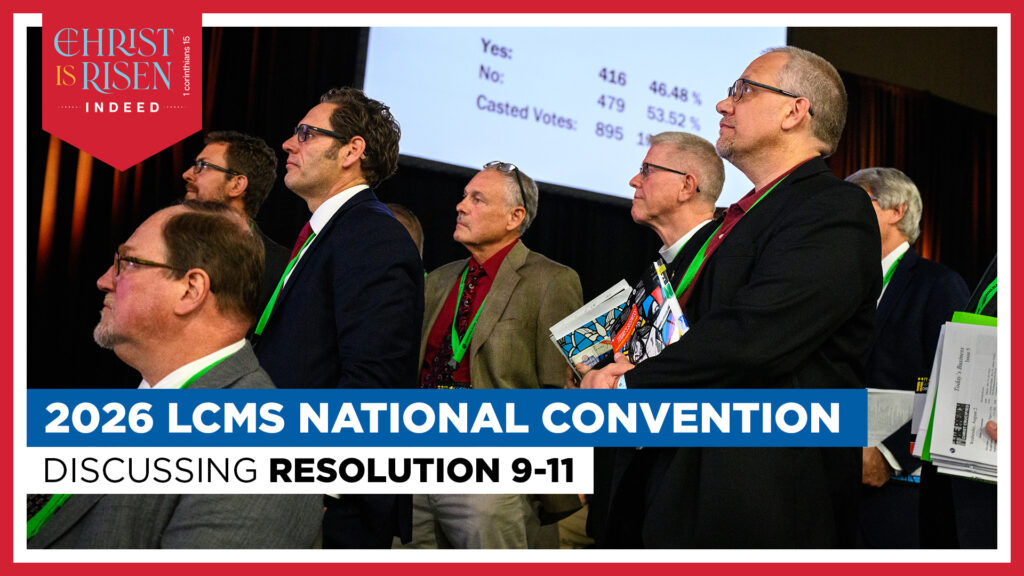 Tune in to this special episode of The Lutheran Witness podcast to learn about Resolution 9-11, which proposes bylaw changes to improve the ability of Synod entities and agencies to carry out ministry.