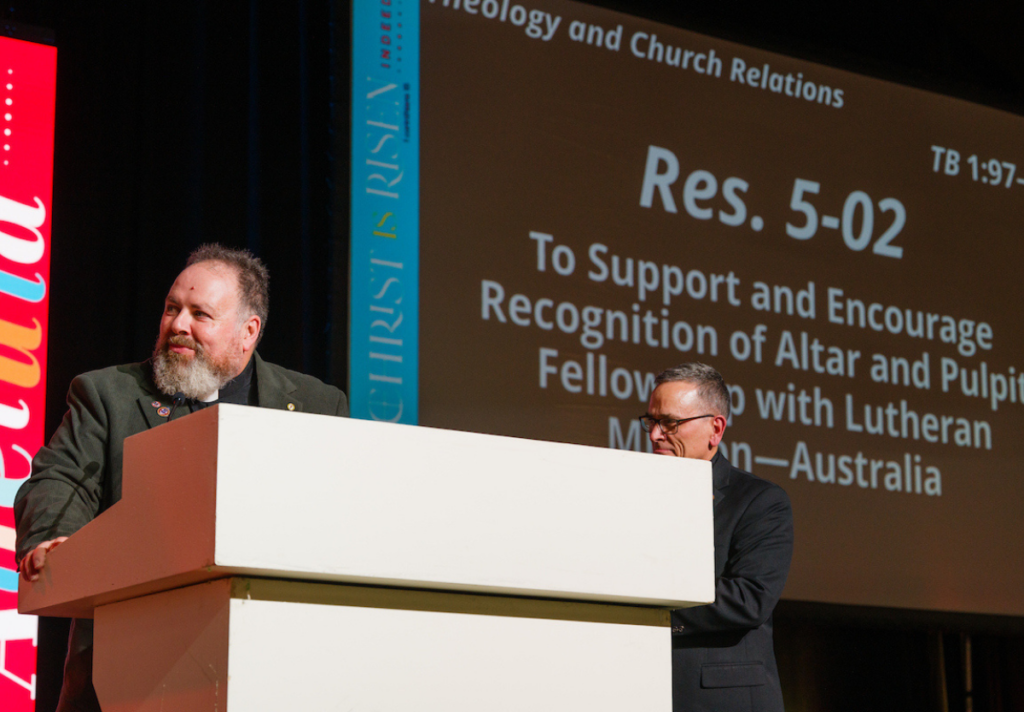 What are the latest updates from our friends in Lutheran Mission - Australia?